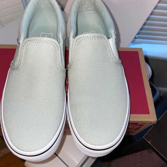Vans Girls Slip-on Aqua Size 2.0 - Picture 1 of 12